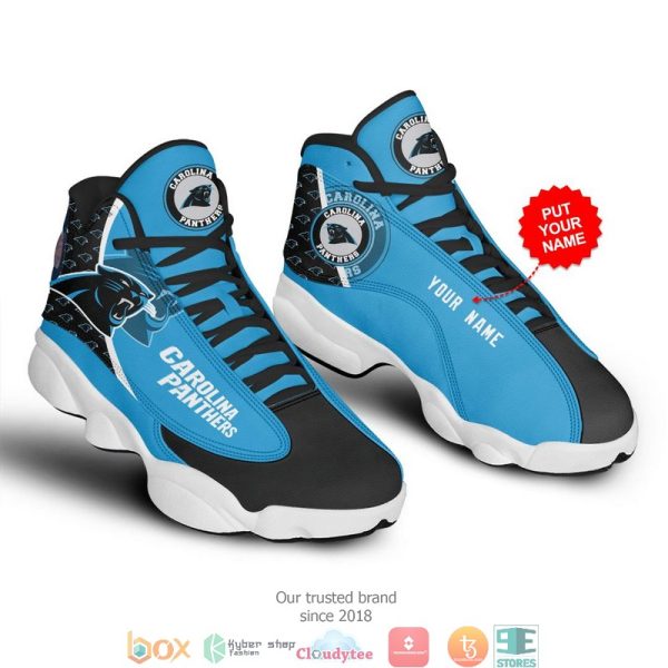 Personalized Carolina Panthers Nfl 3 Football Air Jordan 13 Sneaker Shoes Carolina Panthers Air Jordan 13 Shoes