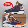 Personalized Chicago Bears Football Team 2 Air Jordan 13 Sneaker Shoes Chicago Bears Air Jordan 13 Shoes