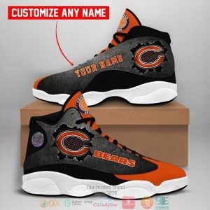 Personalized Chicago Bears Nfl Football Team Air Jordan 13 Sneaker Shoes Chicago Bears Air Jordan 13 Shoes