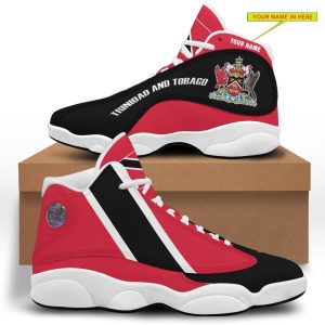 Personalized Coat Of Arms Of Dominican Custom Air Jordan 13 Shoes Coat Of Arms Air Jordan 13 Shoes