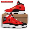 Personalized Coat Of Arms Of The Republic Of Albania Custom Air Jordan 13 Shoes Coat Of Arms Air Jordan 13 Shoes