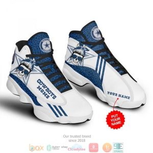 Personalized Dallas Cowboys Football Nfl 15 Big Logo Air Jordan 13 Sneaker Shoes Dallas Cowboys Air Jordan 13 Shoes