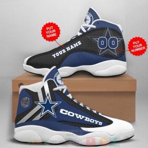 Personalized Dallas Cowboys Nfl Custom Air Jordan 13 Shoes Dallas Cowboys Air Jordan 13 Shoes
