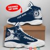 Personalized Dallas Cowboys Nfl Football Team 2 Air Jordan 13 Sneaker Shoes Dallas Cowboys Air Jordan 13 Shoes