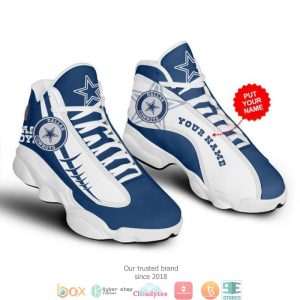 Personalized Dallas Cowboys Nfl Team 3 Air Jordan 13 Sneaker Shoes Dallas Cowboys Air Jordan 13 Shoes