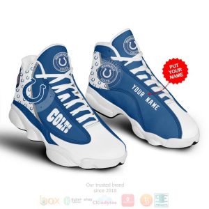 Personalized Dallas Indianapolis Colts Nfl Custom Air Jordan 13 Shoes Indianapolis Colts Air Jordan 13 Shoes