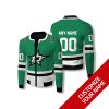 Personalized Dallas Stars Nhl Green Custom Bomber Jacket Dallas Stars Bomber Jacket