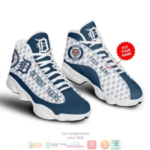 Personalized Detroit Tigers Mlb 2 Baseball Air Jordan 13 Sneaker Shoes Detroit Tigers Air Jordan 13 Shoes