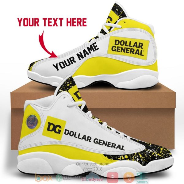 Personalized Dollar General Color Plash Air Jordan 13 Sneaker Shoes Personalized Air Jordan 13 Shoes