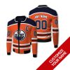 Personalized Edmonton Oilers Nhl Custom Bomber Jacket Edmonton Oilers Bomber Jacket