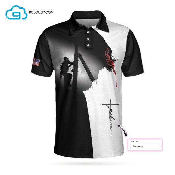 Personalized Electrician I Can Do All Things Full Printing Polo Shirt