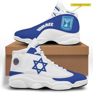 Personalized Emblem Of Israel Custom Air Jordan 13 Shoes Personalized Air Jordan 13 Shoes