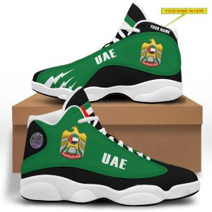 Personalized Emblem Of The United Arab Emirates Custom Air Jordan 13 Shoes Personalized Air Jordan 13 Shoes