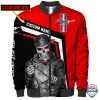 Personalized Ford Mustang Ghost Rider Bomber Jacket Ford Mustang Bomber Jacket