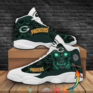 Personalized Green Bay Packers Nfl Teams Football Air Jordan 13 Sneaker Shoes Green Bay Packers Air Jordan 13 Shoes