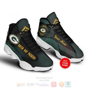 Personalized Green Bay Packerss Nfl Custom Air Jordan 13 Shoes Green Bay Packers Air Jordan 13 Shoes