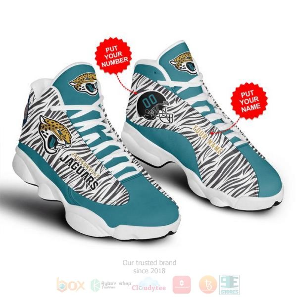 Personalized Jacksonville Jaguars Nfl Custom Air Jordan 13 Shoes Jacksonville Jaguars Air Jordan 13 Shoes