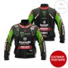 Personalized Kawasaki Racing Team Motorcycle Racing Team 3D Bomber Jacket Motorcycle Bomber Jacket