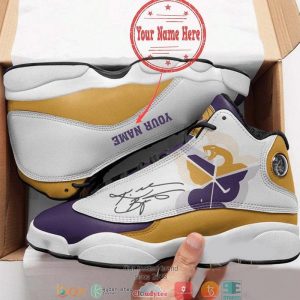 Personalized Kobe Bryant 2Los Angeles Lakers Nba Air Jordan 13 Sneaker Shoes Los Angeles Lakers Air Jordan 13 Shoes