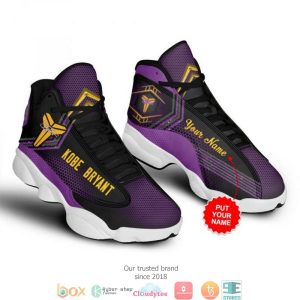 Personalized Kobe Bryant Los Angeles Lakers Football Nba 6 Air Jordan 13 Sneaker Shoes Los Angeles Lakers Air Jordan 13 Shoes