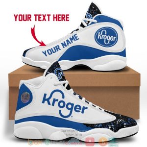 Personalized Kroger Color Plash Air Jordan 13 Sneaker Shoes Personalized Air Jordan 13 Shoes