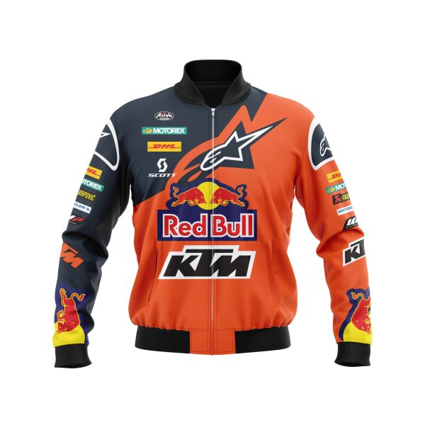 Personalized Ktm Redbull Bomber Jacket Ktm Racing Bomber Jacket