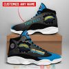 Personalized Los Angeles Chargers Nfl Football Team Air Jordan 13 Sneaker Shoes Los Angeles Chargers Air Jordan 13 Shoes