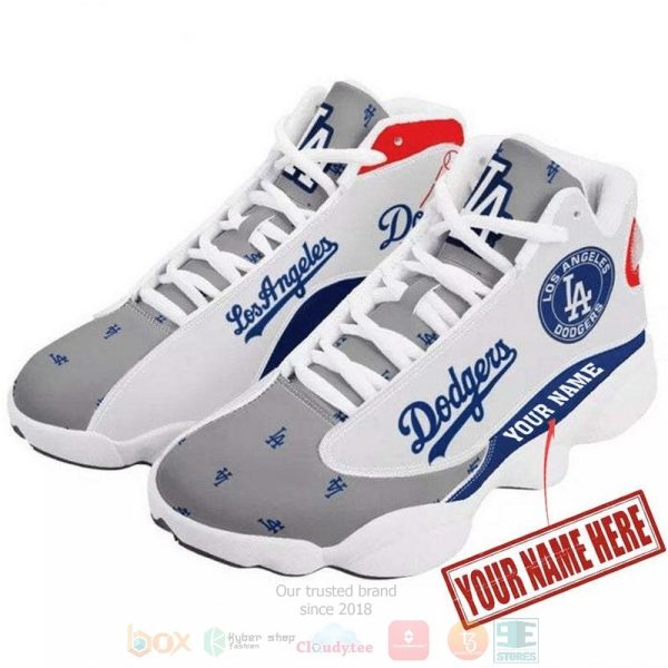Personalized Los Angeles Dodgers Mlb Team Custom Air Jordan 13 Shoes Los Angeles Dodgers Air Jordan 13 Shoes