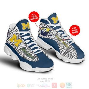 Personalized Michigan Wolverines Ncaa Teams Custom Air Jordan 13 Shoes Michigan Wolverines Air Jordan 13 Shoes