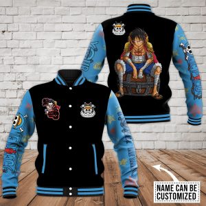 Personalized Monkey D Luffy One Piece 3D Bomber Jacket One Piece Bomber Jacket