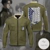 Personalized New Survey Corps Uniform Bomber Jacket Attack On Titan Survey Corps Bomber Jacket