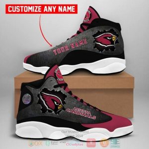 Personalized Nfl Arizona Cardinals Football Team Custom Air Jordan 13 Shoes Arizona Cardinals Air Jordan 13 Shoes
