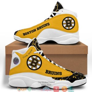 Personalized Nhl Boston Bruins Air Jordan 13 Shoes Boston Bruins Air Jordan 13 Shoes