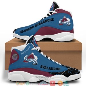 Personalized Nhl Colorado Avalanche Air Jordan 13 Shoes Colorado Avalanche Air Jordan 13 Shoes