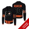 Personalized Philadelphia Flyers Nhl Custom Bomber Jacket Philadelphia Flyers Bomber Jacket