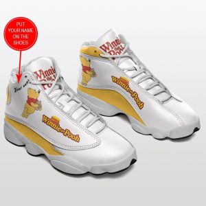 Personalized Printed Winnie The Pooh Air Jordan 13 Sneaker Shoes Winnie The Pooh Air Jordan 13 Shoes