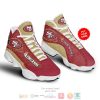 Personalized San Francisco 49Ers Nfl Custom Red Yellow Air Jordan 13 Shoes San Francisco 49Ers Air Jordan 13 Shoes