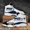 Personalized Seattle Seahawks Nfl Football Team Big Logo 36 Gift Air Jordan 13 Sneaker Shoes Seattle Seahawks Air Jordan 13 Shoes