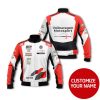 Personalized Sebastien Loeb Racing Omp Custom Bomber Jacket Racing Bomber Jacket