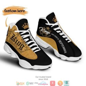 Personalized September King The King Of For Men Air Jordan 13 Sneaker Shoes King Air Jordan 13 Shoes