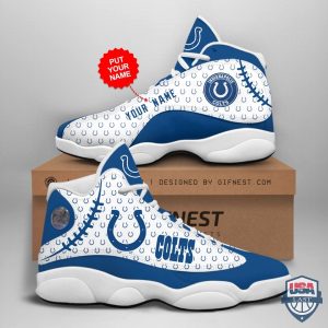 Personalized Shoes Indianapolis Colts Air Jordan 13 Custom Name Indianapolis Colts Air Jordan 13 Shoes