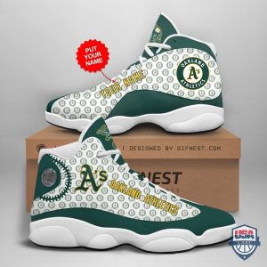 Personalized Shoes Oakland Athletics Air Jordan 13 Custom Name Oakland Athletics Air Jordan 13 Shoes