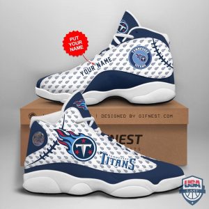 Personalized Shoes Tennessee Titans Air Jordan 13 Custom Name Tennessee Titans Air Jordan 13 Shoes
