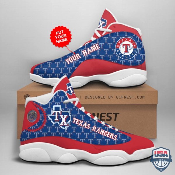 Personalized Shoes Texas Rangers Air Jordan 13 Custom Name Texas Rangers Air Jordan 13 Shoes