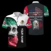 Personalized Skull Coat Of Arms Mexico American Grown With Mexican Roots Custom Polo Shirt Mexico Polo Shirts