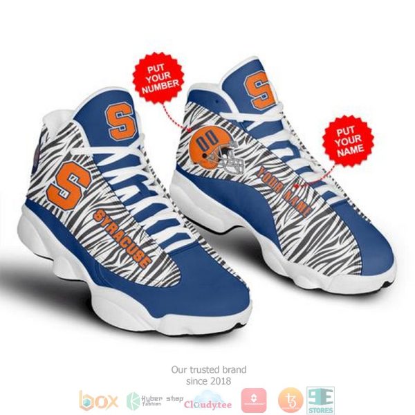 Personalized Syracuse Orange Football Ncaaf Teams Big Logo Camo Gift Air Jordan 13 Sneaker Shoes Syracuse Orange Air Jordan 13 Shoes