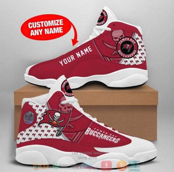 Personalized Tampa Bay Buccaneers Football Nfl 8 Air Jordan 13 Sneaker Shoes Tampa Bay Buccaneers Air Jordan 13 Shoes