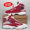 Personalized Tampa Bay Buccaneers Nfl Big Logo Football Team 6 Air Jordan 13 Sneaker Shoes Tampa Bay Buccaneers Air Jordan 13 Shoes