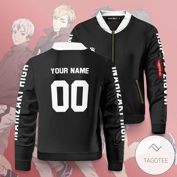 Personalized Team Inarizaki Bomber Jacket Inarizaki Bomber Jacket