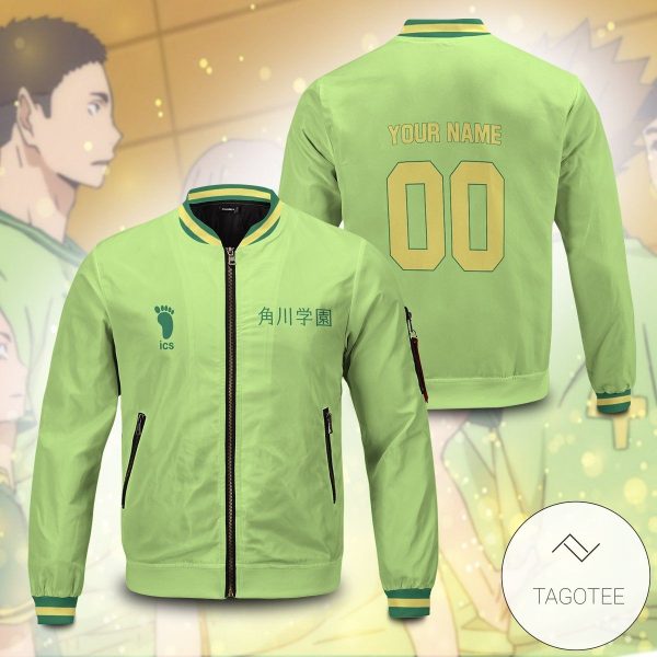 Personalized Team Kakugawa Bomber Jacket Haikyuu Bomber Jacket